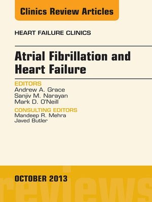 cover image of Atrial Fibrillation and Heart Failure, an Issue of Heart Failure Clinics